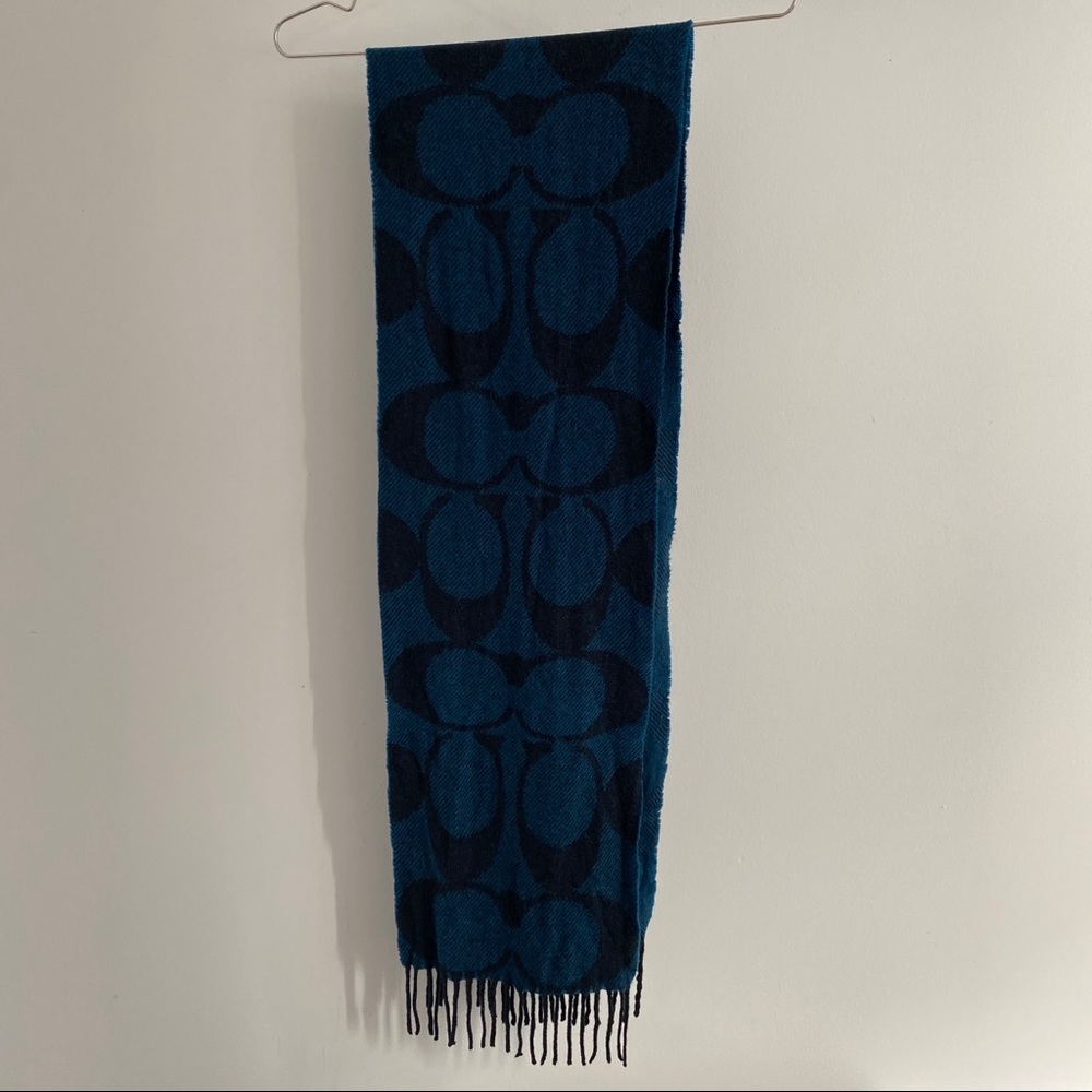 Coach Cashmere + Wool Scarf